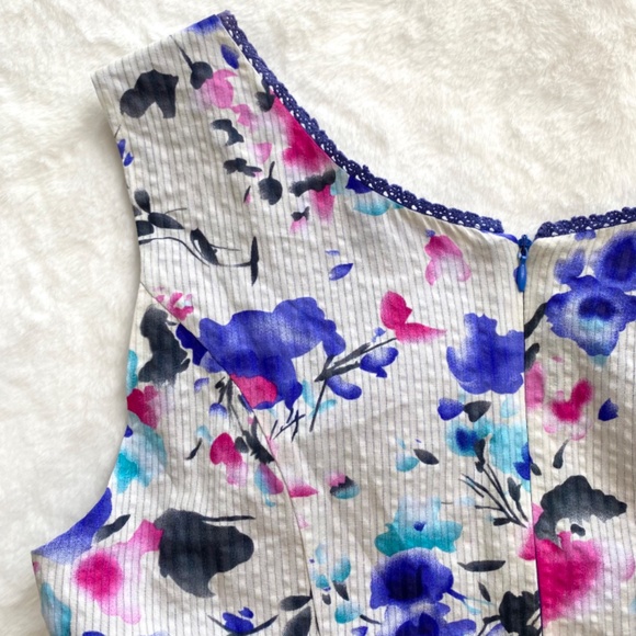 Pink and Blue Floral Dress from LuLu’s Size Large - Picture 10 of 13
